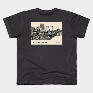 Chesapeake - Virginia Kids T-Shirt